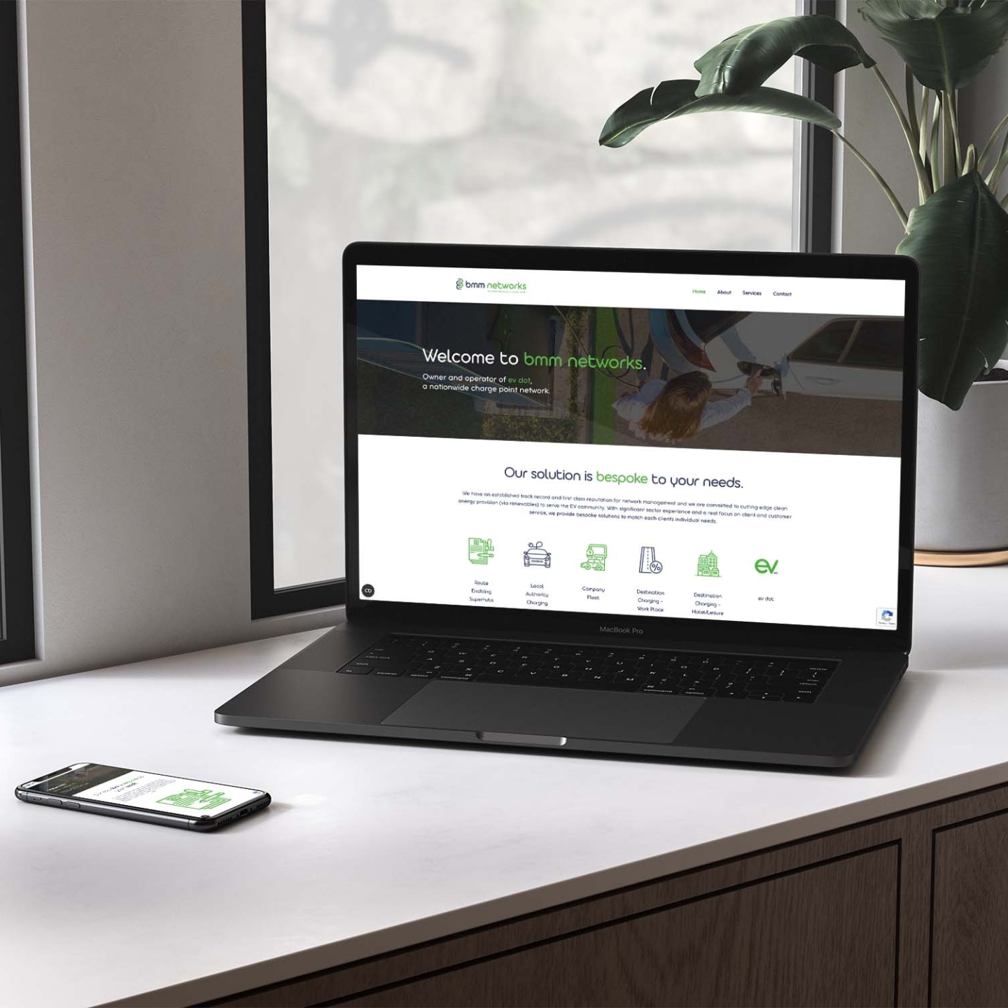 Branding & Website for BMM Networks - thefingerprint