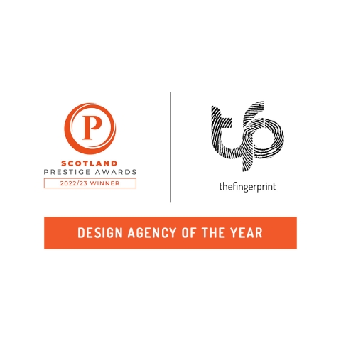 thefingerprint wins the Scottish Prestige Award – Design Agency of the Year for a second year!