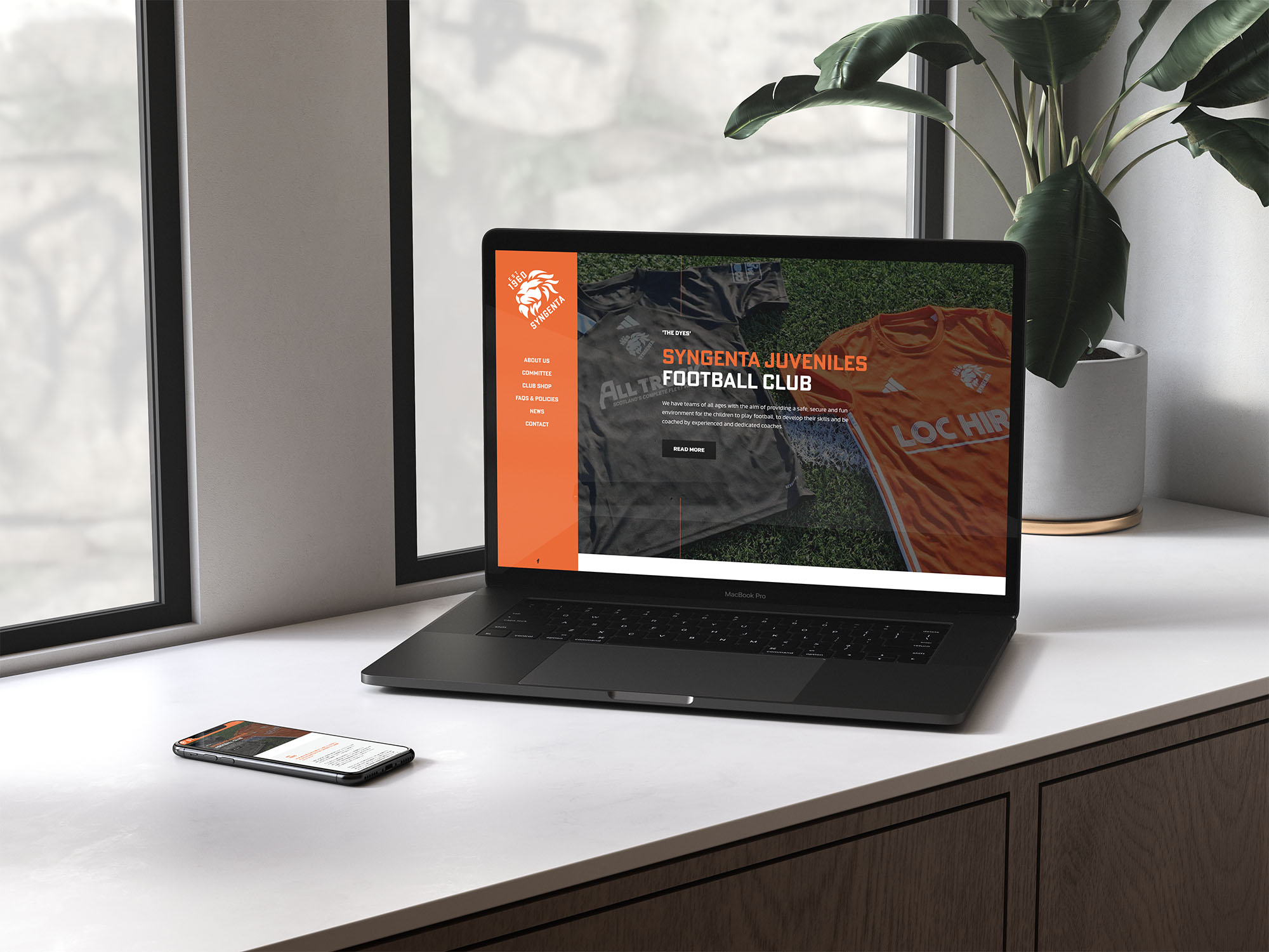 Syngenta FC – Website & Branding